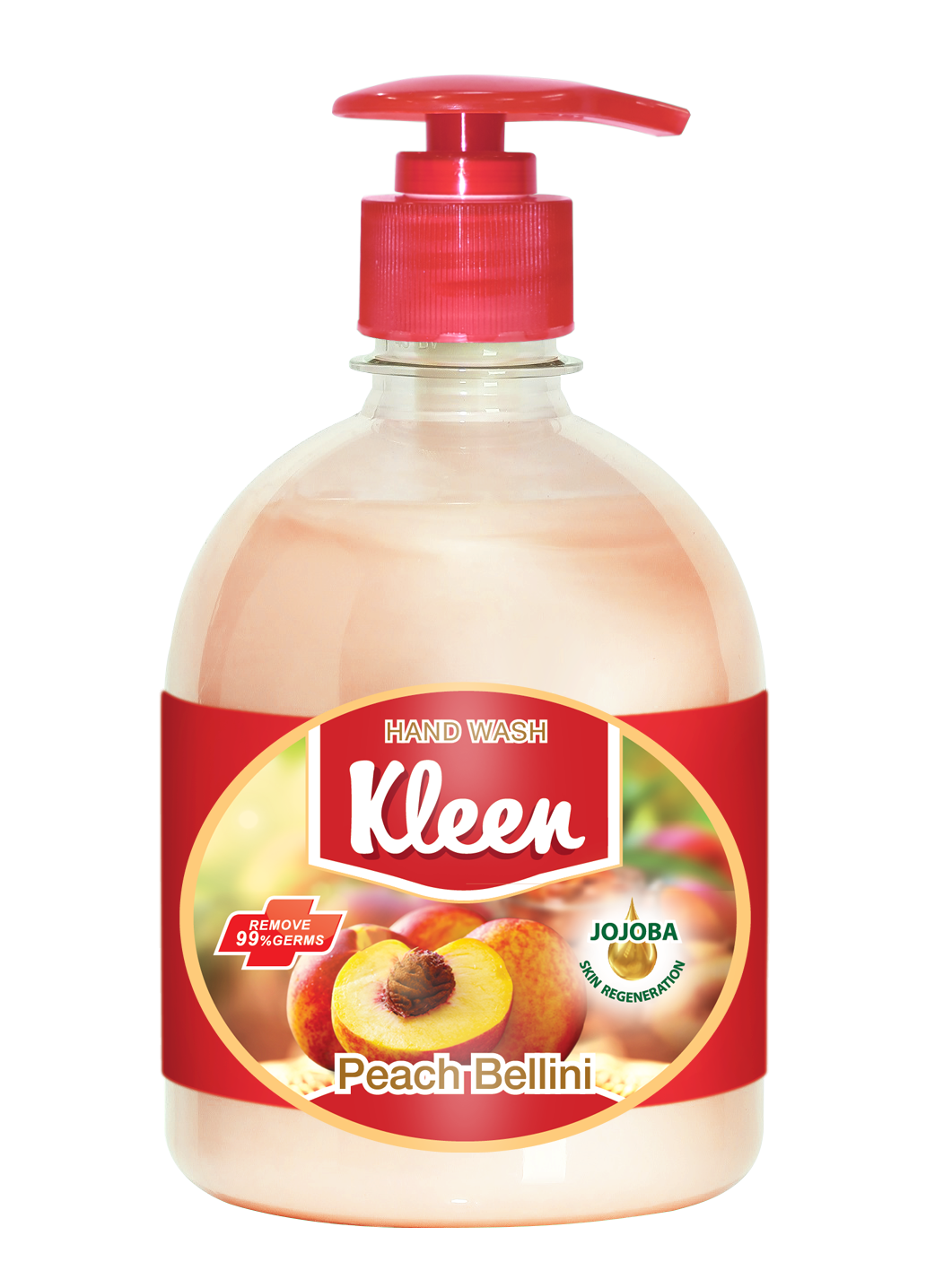 Nước rửa tay Kleen hương Đào