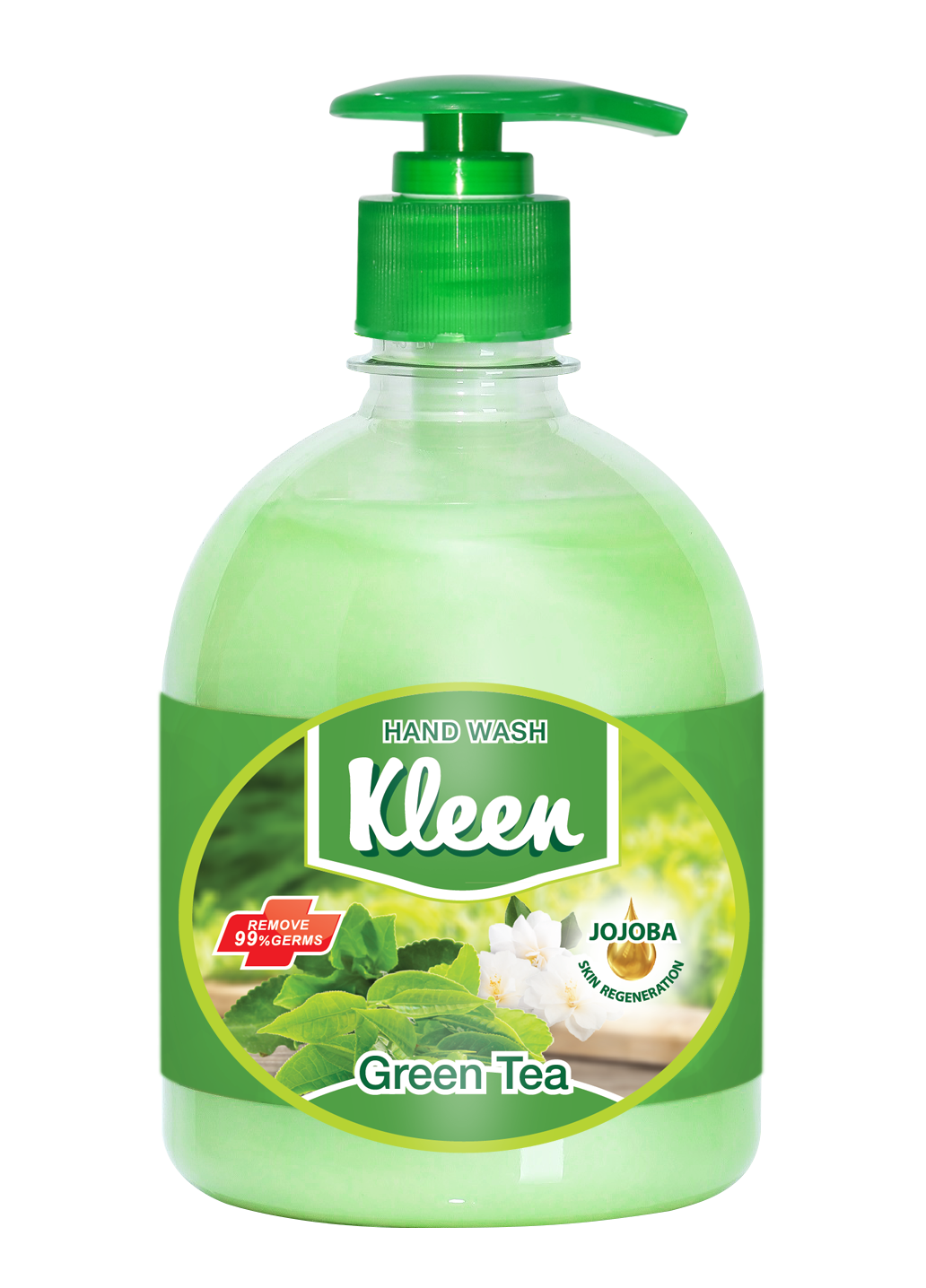 Nước rửa tay Kleen hương trà xanh