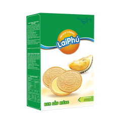 Bánh French cookies kem Sầu Riêng 300g.