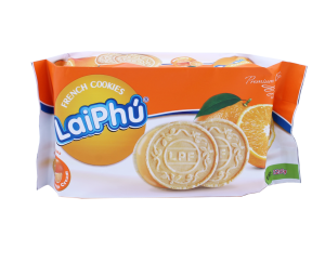 Bánh Frenchcookies kem Cam 120g