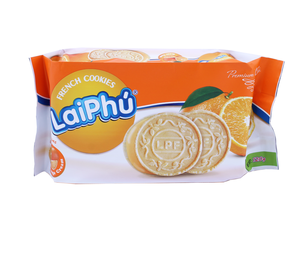 Bánh Frenchcookies kem Cam 120g